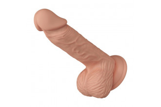 Телесный реалистичный фаллоимитатор Catoblepas - 20,6 см.