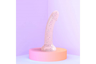 Фаллоимитатор из жидкого силикона Dildolls Starlight - 17,6 см.
