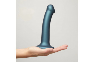 Голубой фаллоимитатор Mono Density Dildo Size M - 16 см.