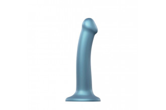 Голубой фаллоимитатор Mono Density Dildo Size M - 16 см.