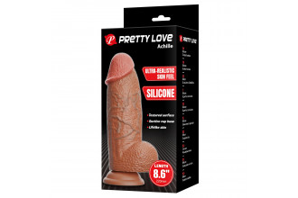 Фаллоимитатор на присоске Achille - 22 см.