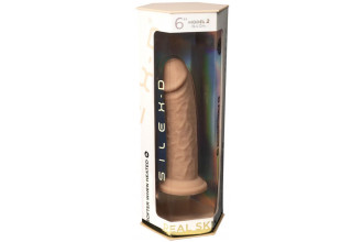 Телесный фаллоимитатор SILEXD Model 2 Premium Real Skin - 15,4 см.