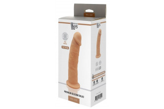 Телесный фаллоимитатор на присоске DILDO 7.5INCH - 19 см.
