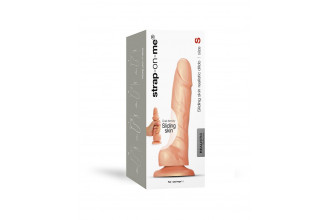 Телесный фаллоимитатор Strap-On-Me Sliding Skin Realistic Dildo size S
