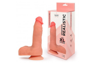 Телесный фаллоимитатор на присоске Erowoman Realistic