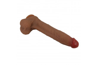 Реалистичный фаллоимитатор Adley - 28 см.