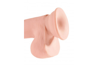 Телесный фаллоимитатор на присоске 7.5 Triple Density Cock - 22,9 см.