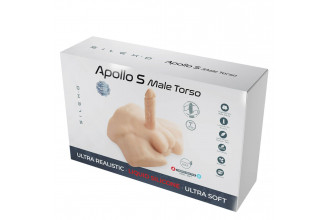 Телесный мужской полуторс с фаллоимитатором SILEXD Apollo S 7