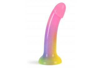 Фаллоимитатор из жидкого силикона Dildolls Stargazer - 17,6 см.
