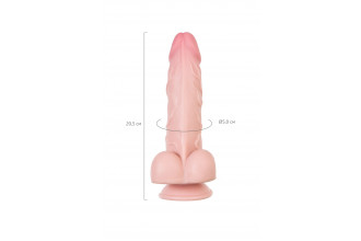 Телесный реалистичный фаллоимитатор My Dainty - 20,5 см.