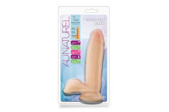 Телесный фаллоимитатор 7 inch Sensa Feel Dildo - 17,8 см.