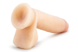 Телесный фаллоимитатор 7 inch Sensa Feel Dildo - 17,8 см.