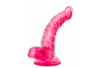 Розовый фаллоимитатор Sweet n Hard 7- 21,59 см.