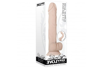 Гибкий фаллоимитатор Real Supple Poseable - 24 см.
