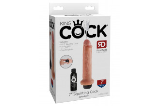 Фаллоимитатор с имитацией семяизвержения 7 Squirting Cock - 21,6 см.
