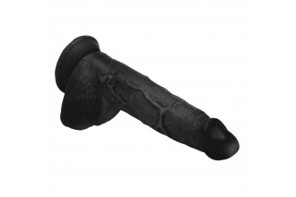 Черный фаллоимитатор Beefy Brad 9’’ Dildo with Balls - 22,4 см.