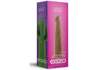 Телесный фаллоимитатор без мошонки Mad Cactus - 18,5 см.