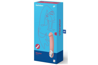Перезаряжаемый вибратор Satisfyer Master - 23,5 см.