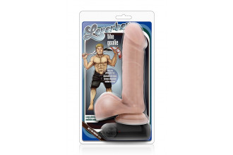 Телесный вибратор THE GOALIE 8INCH DILDO - 20,3 см.