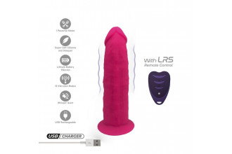 Розовый вибратор-реалистик SileXD Model 2 7 - 17.5 см.