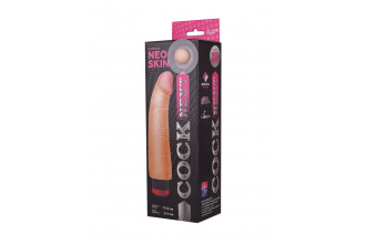 Телесный вибромассажёр COCK NEXT 6 - 17,5 см.