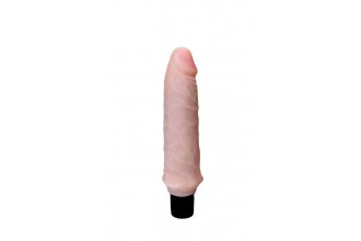 Вибратор телесного цвета Realistic Cock Vibe - 15,5 см.