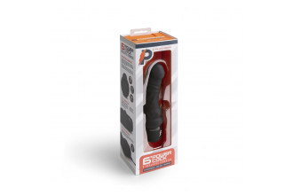 Черный вибратор-реалистик 6 Realistic Vibrator - 17 см.