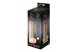 Телесный вибратор-реалистик NEOSKINUM - 21 см.
