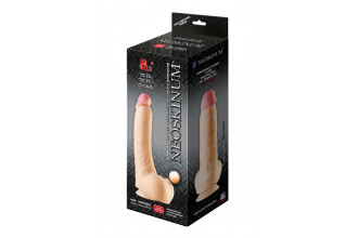 Телесный вибратор-реалистик NEOSKINUM - 22 см.