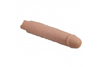 Телесный реалистичный вибратор Soren - 25,2 см.