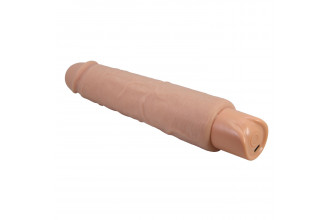 Телесный реалистичный вибратор Soren - 25,2 см.
