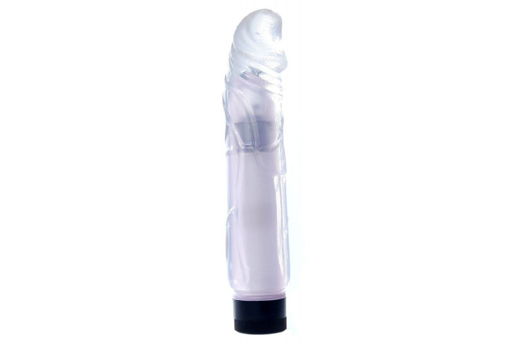 Прозрачный вибратор Juicy Jelly - 22 см.