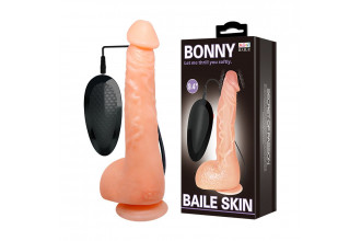 Телесный вибратор-реалистик Bonny - 24 см.