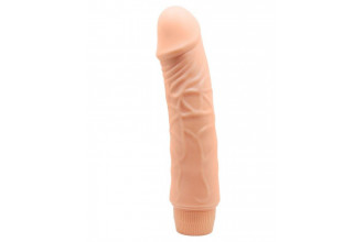 Телесный вибратор-реалистик Jeff - 19,5 см.