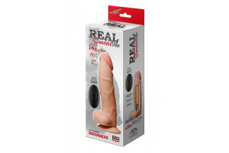 Телесный вибратор-реалистик REAL Standard - 17,5 см.