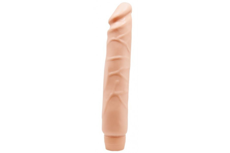 Телесный вибратор-реалистик Barbara - 25,5 см.