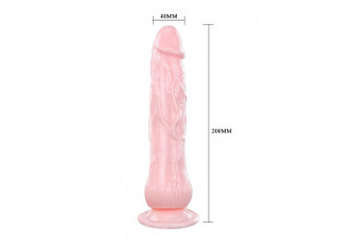 Вибратор с имитацией семяизвержения Eros Fountain - 20 см.