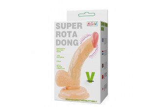 Вибромассажер-реалистик на присоске - 15,5 см.