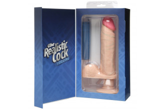 Вибромассажер реалистичной формы The Realistic Cock Vibrating 8” - 23,6 см.