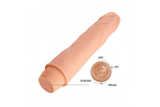 Телесный вибратор-реалистик Barbara - 21,5 см.