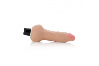 Реалистичный вибратор Futurotic Ballsy Vibrating Dong 4.5 - 16 см.