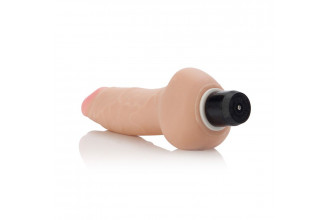 Реалистичный вибратор Futurotic Ballsy Vibrating Dong 4.5 - 16 см.