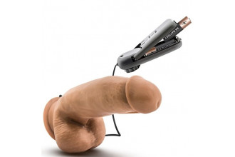 Смуглый вибратор MMA Fighter - 17,8 см.