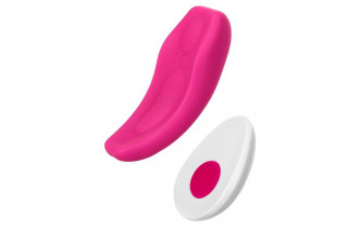 Розовый вибратор FLIRTY для ношения в трусиках
