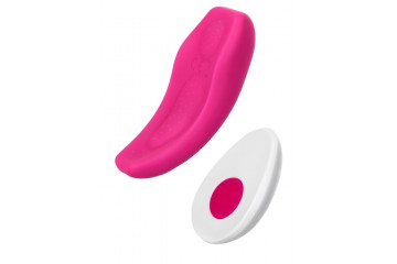 Розовый вибратор FLIRTY для ношения в трусиках
