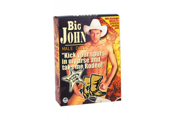 Надувная секс-кукла Big John с виброфаллосом