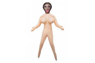 Телесная надувная секс-кукла с 3 любовными отверстиями Телесная надувная секс-кукла с 3 любовными отверстиями