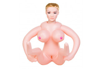 Надувная секс-кукла LILIANA с реалистичной головой и поднятыми ножками