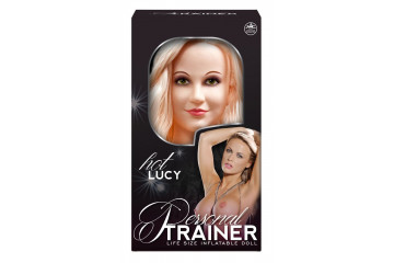 Надувная кукла с вибрацией и 2 любовными отверстиями Hot Lucy Lifesize Love Doll