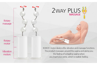 Реалистичный торс-девушка Hera 3 с тремя тугими отверстиями, вибрацией, ротацией и голосом